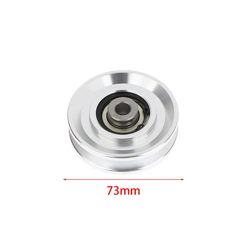 73/88/95/110/114MM Pulley Wheel Aluminium Alloy Bearing Pulley Wheel Replacement Universal Gym Accessory Bearing Pulley Wheel Peaceful Pleasures Health and Wellness 73mm