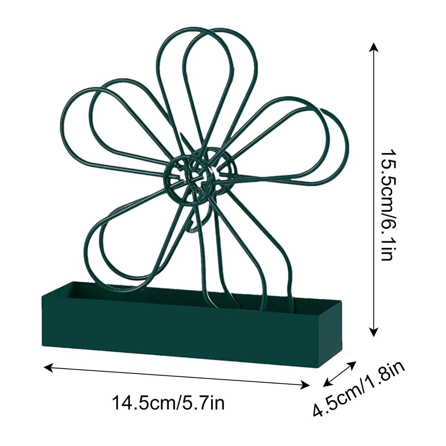 With Tray Mosquito Coil Holder Iron Anti-Mosquito Mosquito Incense Rack Ornaments Flower shape Mosquito Repellent Peaceful Pleasures Health and Wellness