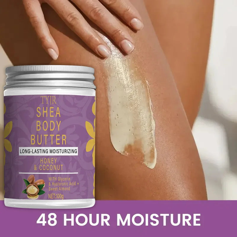 Organic Unrefined Shea Body Butter Oil 100g | Deep Moisturizer Shea Body Butter Peaceful Pleasures Health and Wellness