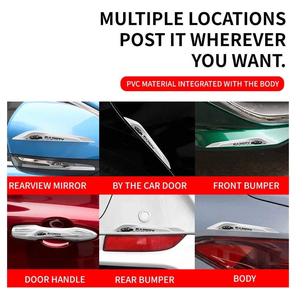 4-Pack Car Door Guard Anti-Scratch Strips – Universal Fit