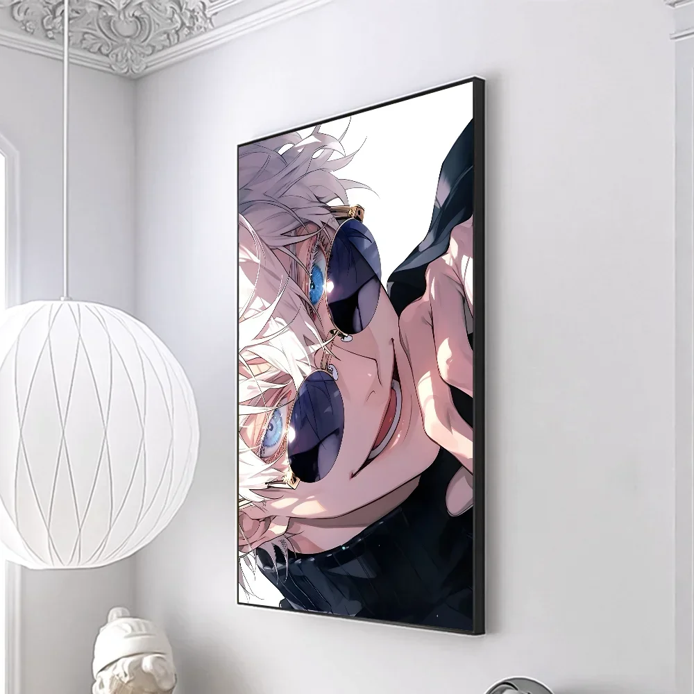 Satoru Gojo Canvas Wall Art | Jujutsu Kaisen Anime Poster