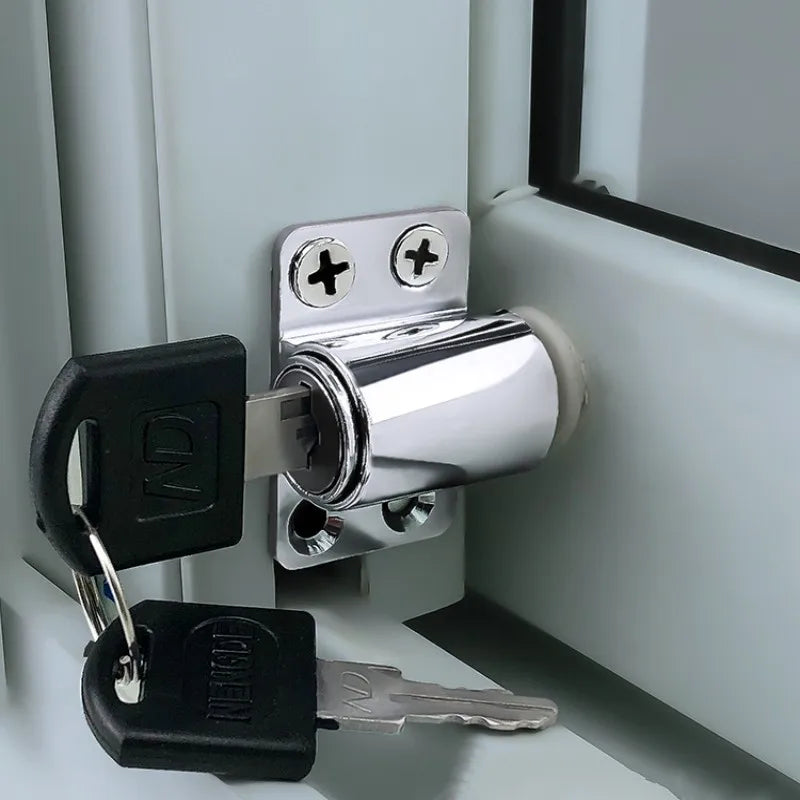 Adjustable Sliding Window Lock with Key – Child & Pet Safety