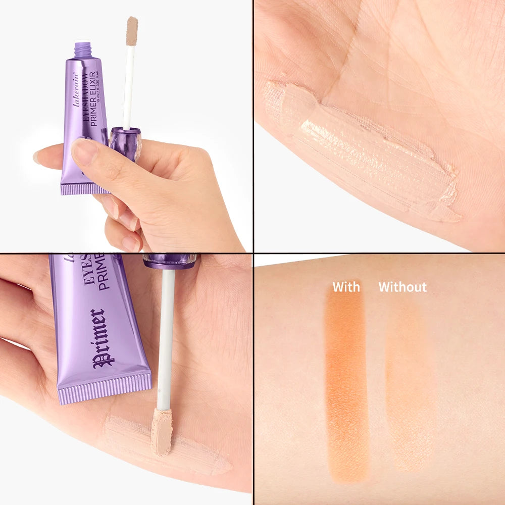 Waterproof Eyeshadow Primer Potion Nude Eyelid Base Primer for Smooth Eye Makeup Waterproof & Long-Lasting Translucent Peaceful Pleasures Health and Wellness
