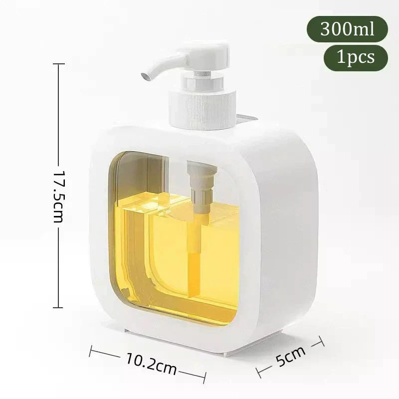 Refillable Soap Dispenser 300/500ml Pump Bottle | Bath & Travel