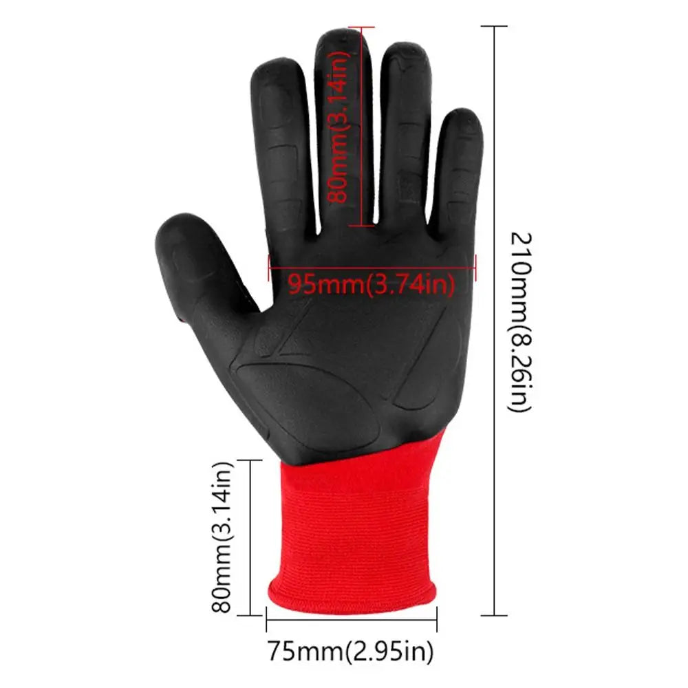 Breathable Gardening Work Gloves Nylon Waterproof Protective Gloves Safety Ergonomic Professional Gloves Landscaping" Peaceful Pleasures Health and Wellness