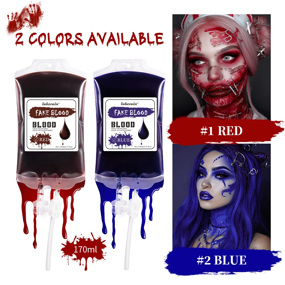 Realistic Washable Fake Blood Makeup – Halloween Body Paint 170ml Halloween Body Paint Peaceful Pleasures Health and Wellness 2colors
