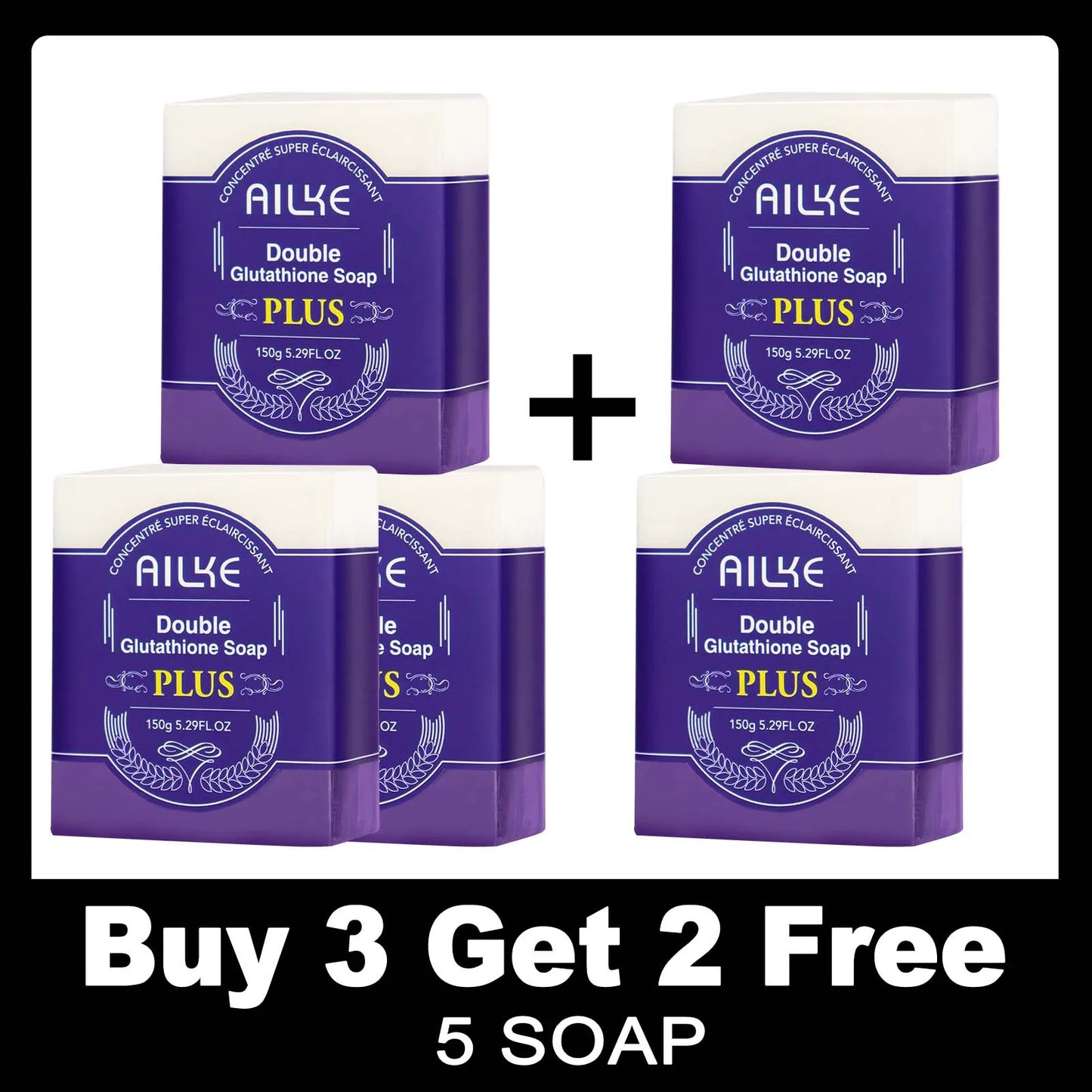 AILKE Glutathione Plus 4-Piece Skin Brightening Set