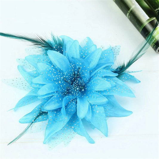Party Performance Woman Flower Hair Clips Non Slip Branch Flower Hair Clip Barrettes for Thick Curly Hair Styling Decorative Peaceful Pleasures Health and Wellness