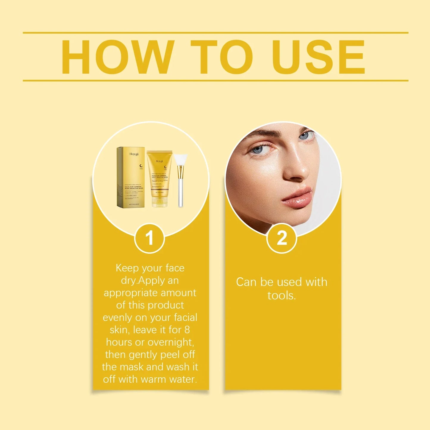 Turmeric Collagen Peel-Off Face Mask with Scraper – 75g