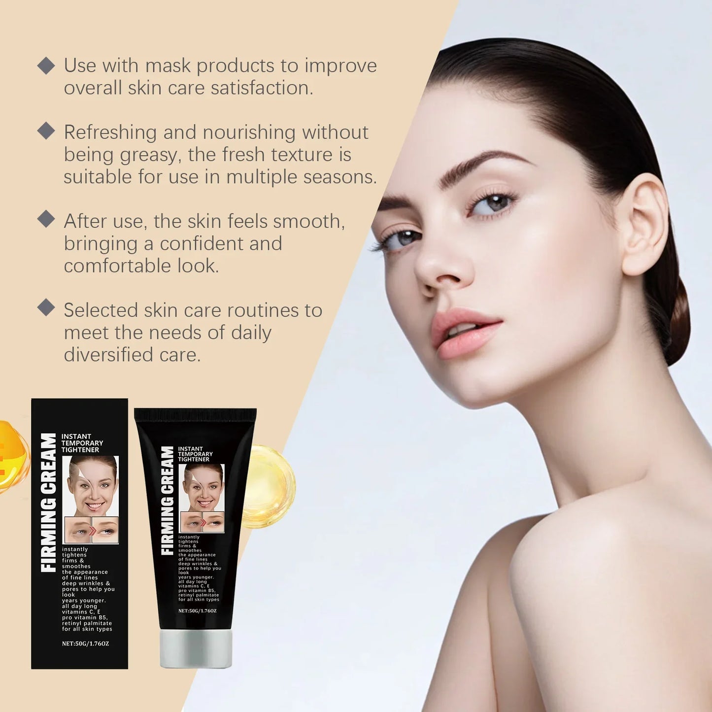 Facial Firming Brightening Cream – Lifting & Smoothing 50g