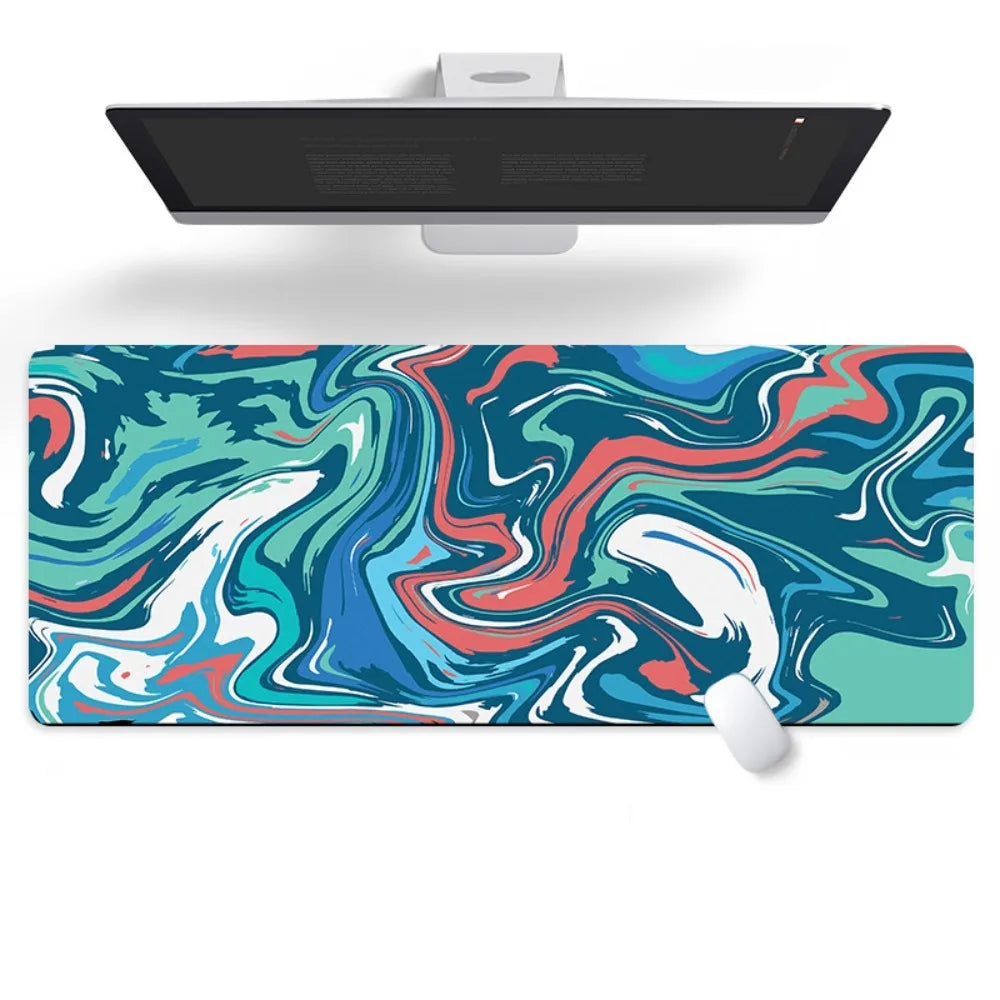 Large Gaming Mouse Pad – Stitched Edge Non-Slip Desk Mat