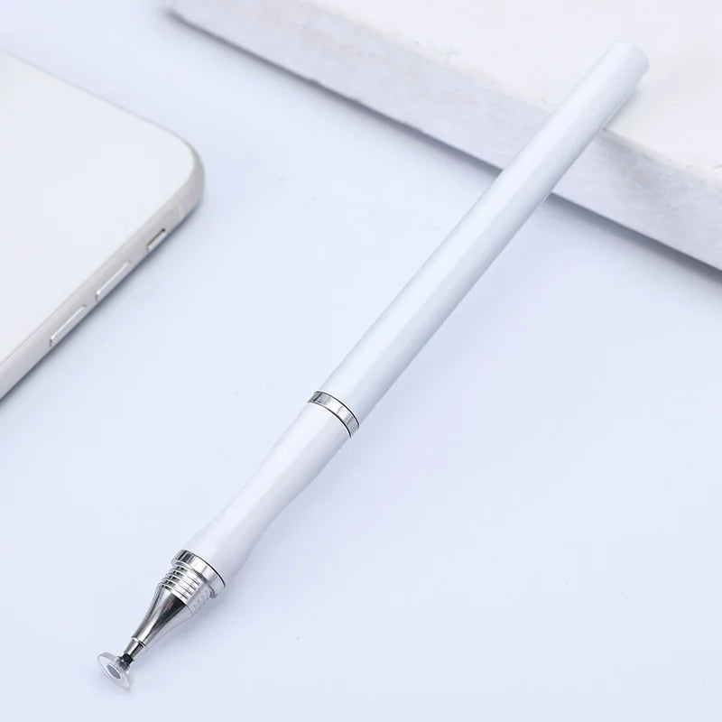 Touch Pencil For Cell Phone Accessories Universal Stylus Pen For Phone Touch Screen Pen For Tablet And Mobile Touch Pen Drawing Peaceful Pleasures Health and Wellness White