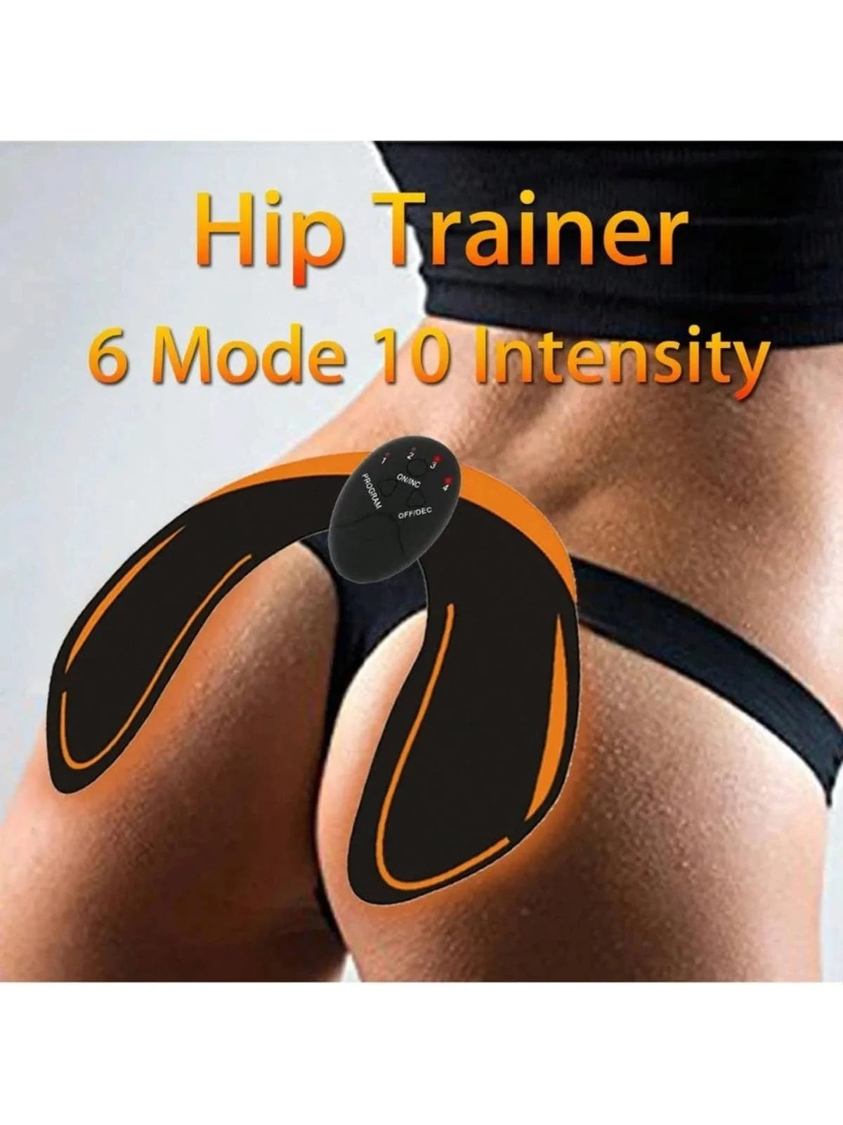 Hip & Waist EMS Toning Fitness Belt with Vibration Massage for Home Workout & Muscle Relaxation Peaceful Pleasures Health and Wellness