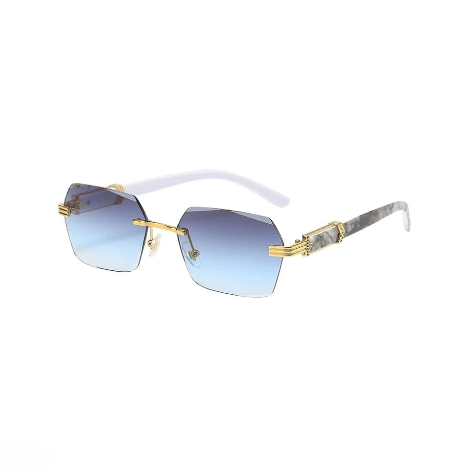Trendy Gradient Sunscreen Glasses for Outdoors Peaceful Pleasures Health and Wellness