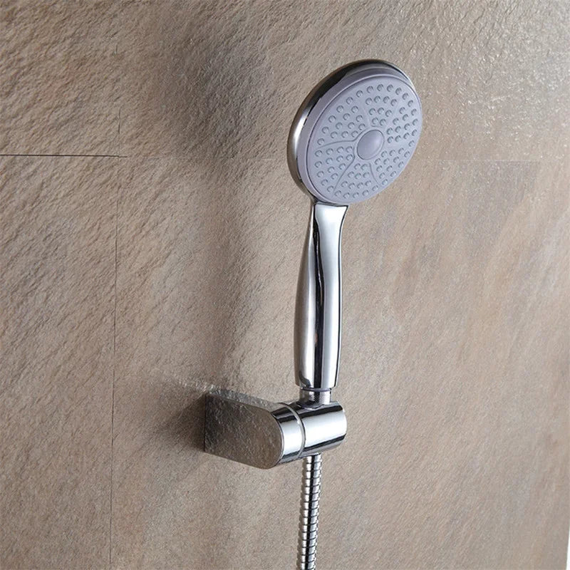 Adjustable Wall-Mount Shower Head Holder – Chrome ABS Bracket