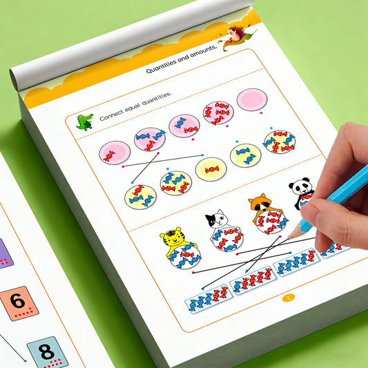 Quantities Amounts Math Workbook 32 Pages Kids Number Counting Peaceful Pleasures Health and Wellness