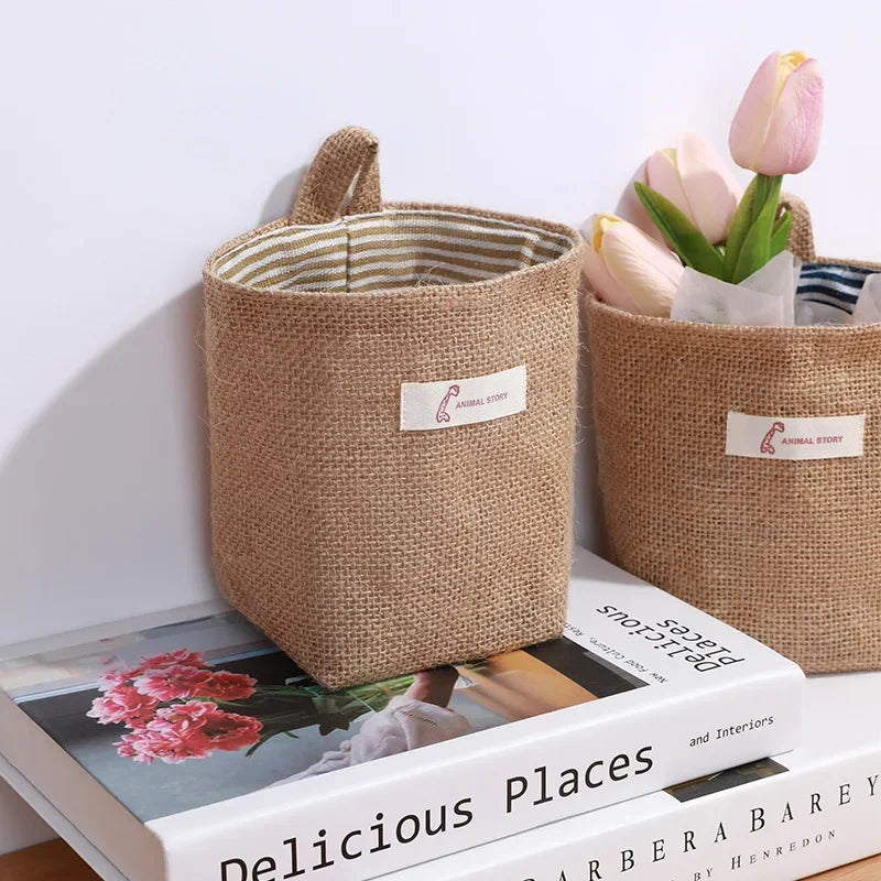 Foldable Wall Hanging Storage Bag | Home Organizer Basket