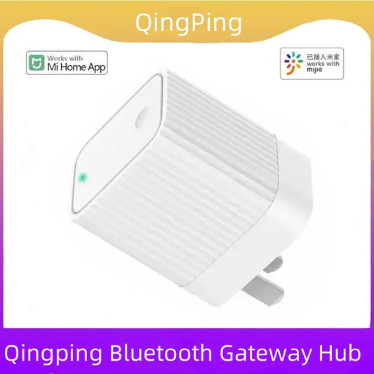 Qingping Bluetooth Gateway Hub Compatible WIFI Remote View Data Sub-Device Smart Linkage Home Device Work With Mihome Xiaomi Peaceful Pleasures Health and Wellness