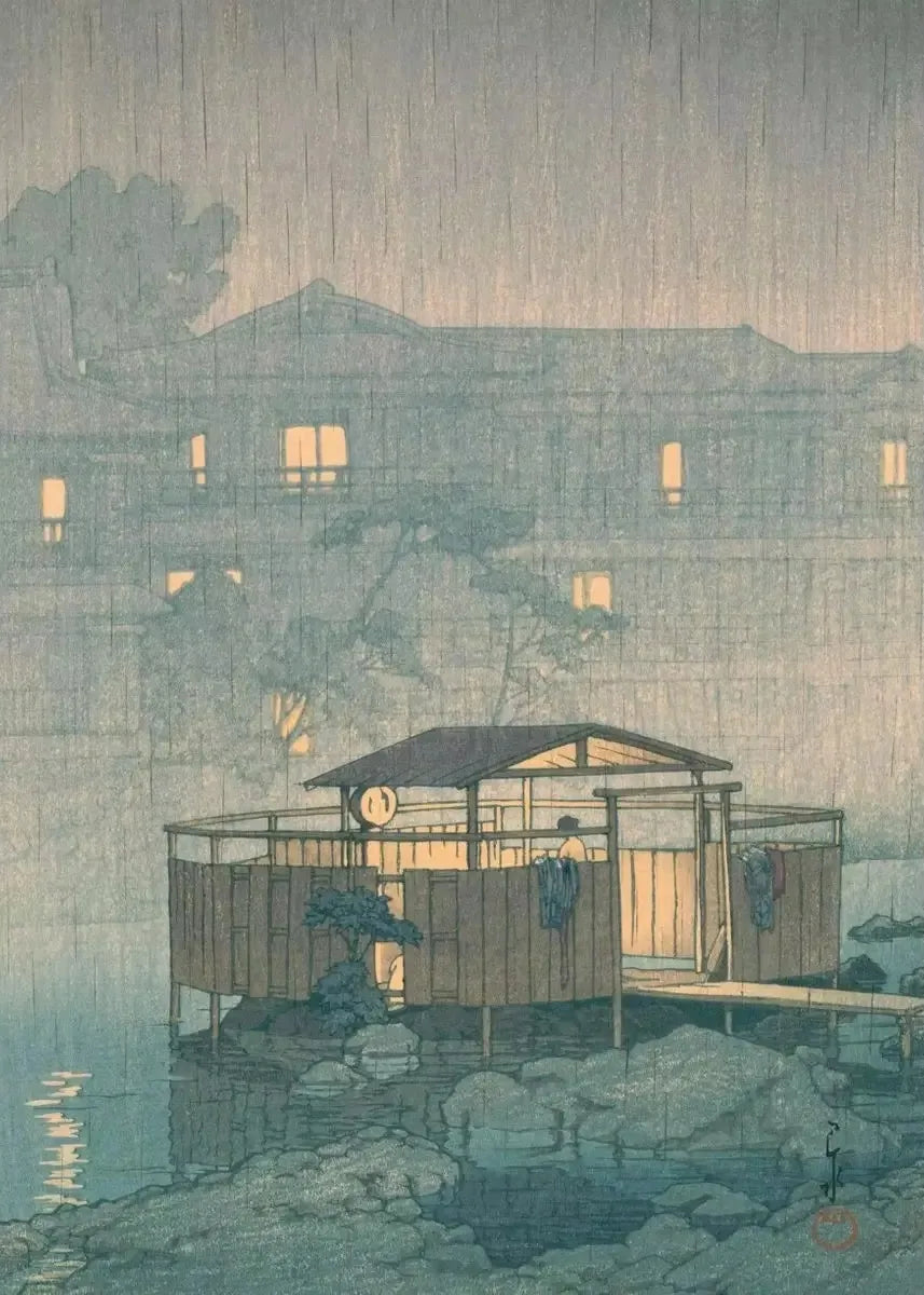 Kawase Hasui Artwork Posters and Prints Retro Japanese Landscapes Canvas Painting Wall Art Pictures for Room Office Home Decor Peaceful Pleasures Health and Wellness