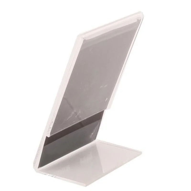 A36T-25Pcs Office Acrylic Display Leaflet Stands Counter Plastic Message Board Menu COLLEGE Holder For Business Poster Peaceful Pleasures Health and Wellness