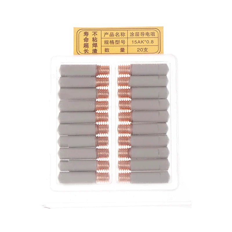2-Pack 15AK MIG Welding Contact Tips – M6 Coated Copper Nozzle