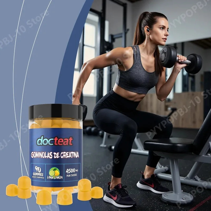 Creatine Monohydrate Gummies 4500mg Lime Lemon | 90 Count