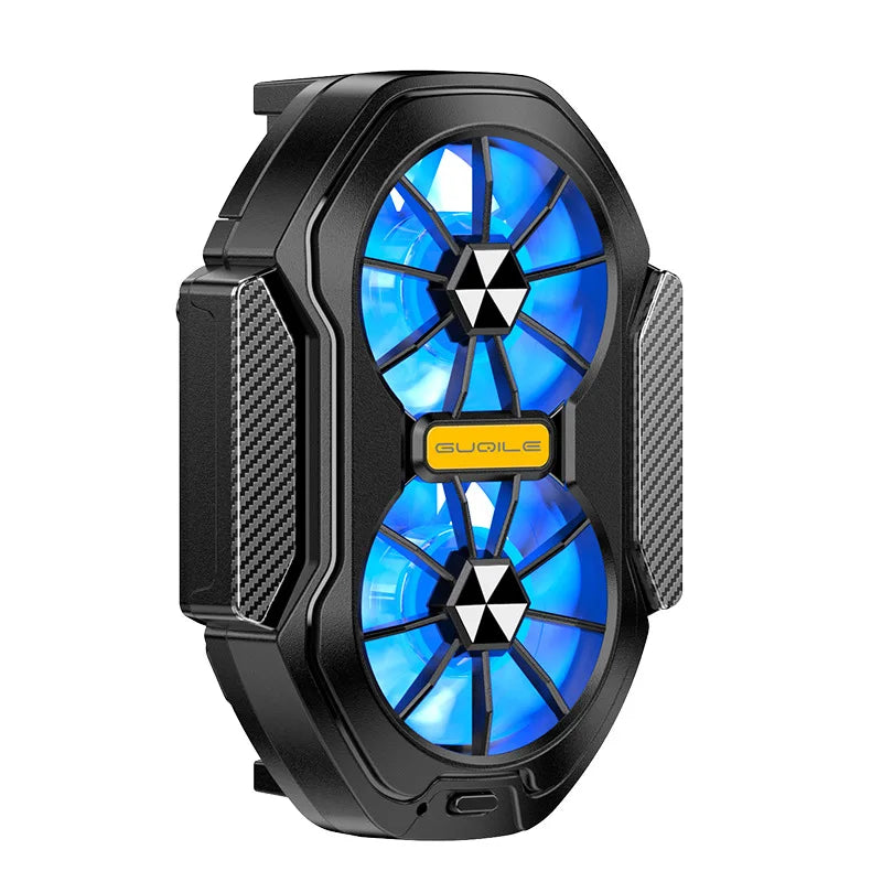 Double Fan Mobile Phone Radiator Phone Cooler For Cell Phone Cooling Cooler Fan Mobile Phone Cooler For Cell Phone Accessories Peaceful Pleasures Health and Wellness