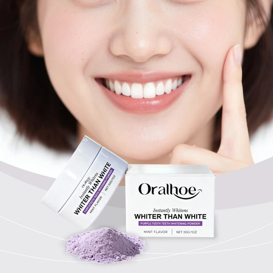 Oralhoe Xylitol Whitening Tooth Powder – Fresh Breath & Bright Smile Whitening Tooth Powder Peaceful Pleasures Health and Wellness