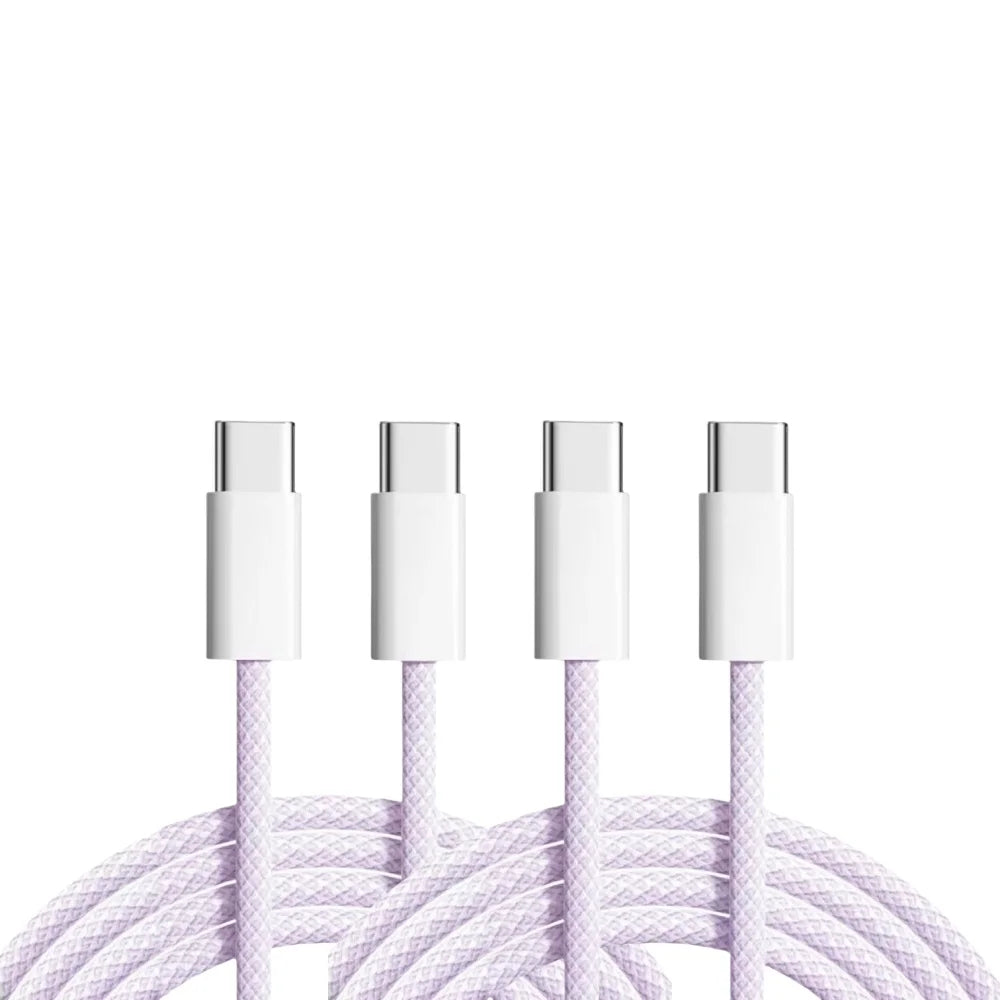 PD 60W USB-C to USB-C Fast Charging Cable | 1–3 Pack
