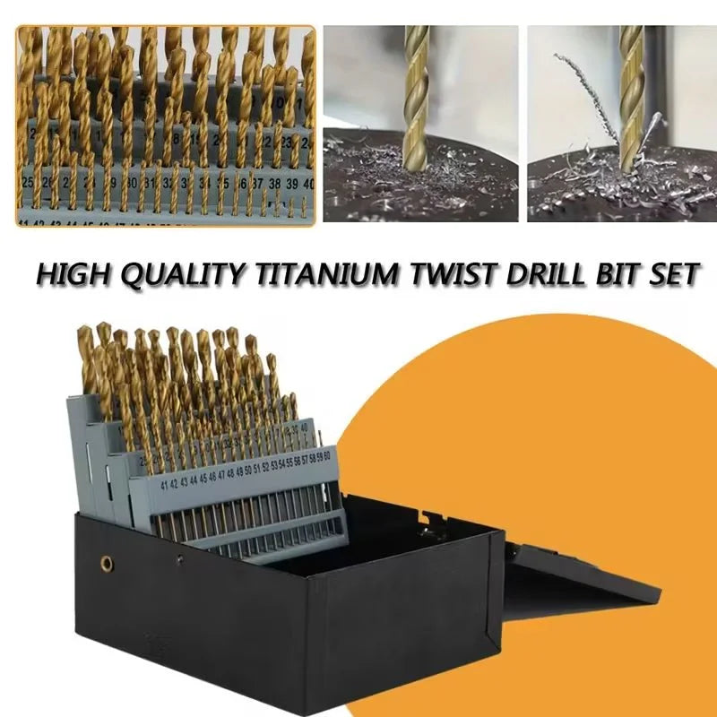 Drill Cobalt Carbide Bit Straight Handle Twist High-speed Steel