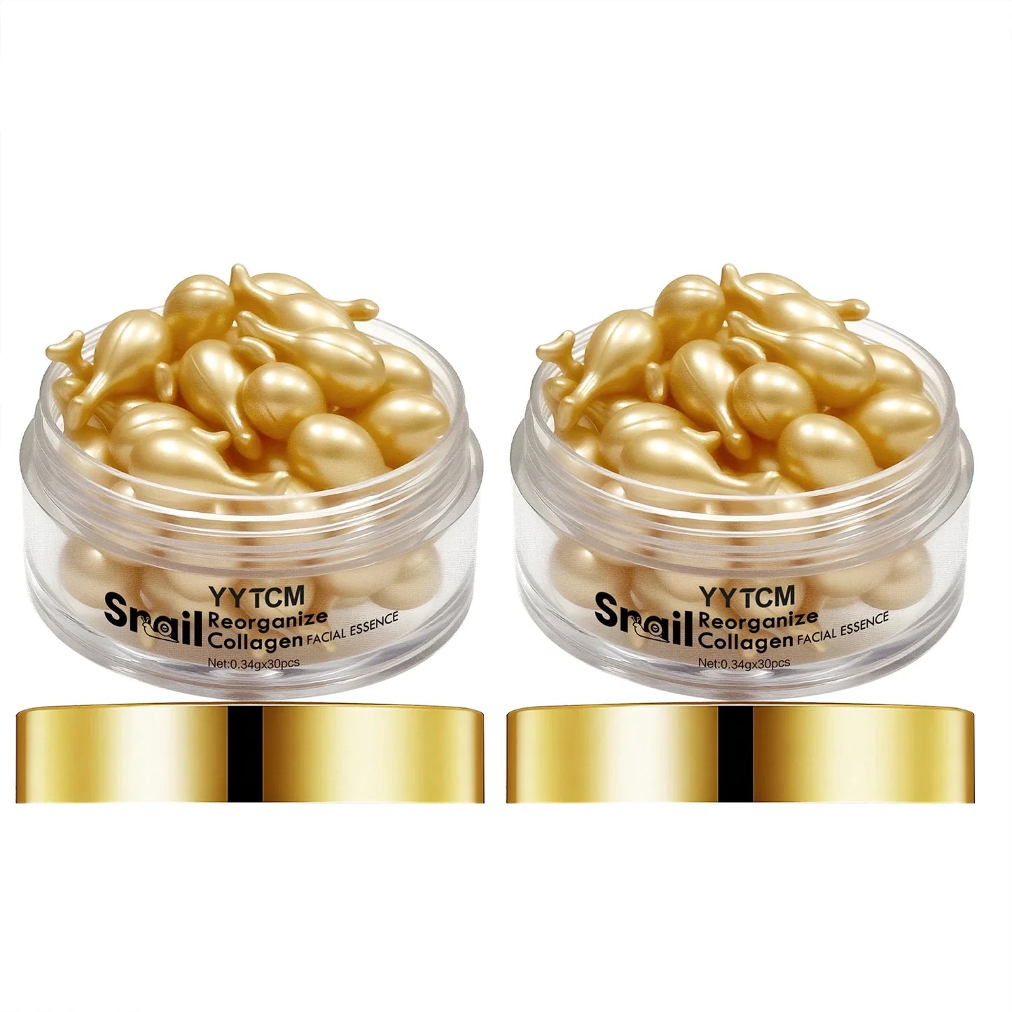 Snail Collagen Serum Capsules – Hydrating & Firming Essence