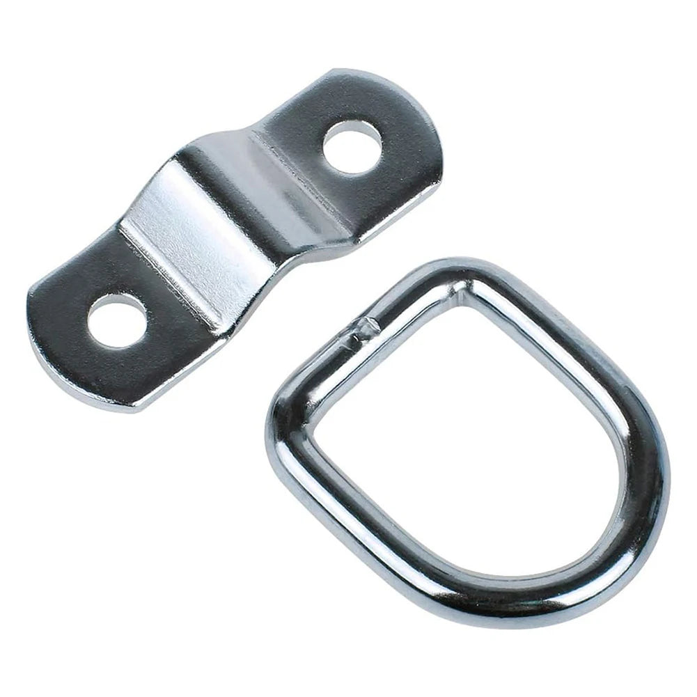 Cargo Lashing Surface Mount D Ring Staple Cleat Tie Down Ring Trailers For Vans Trucks Horsebox Boat Ropes car Fastener Clip Peaceful Pleasures Health and Wellness