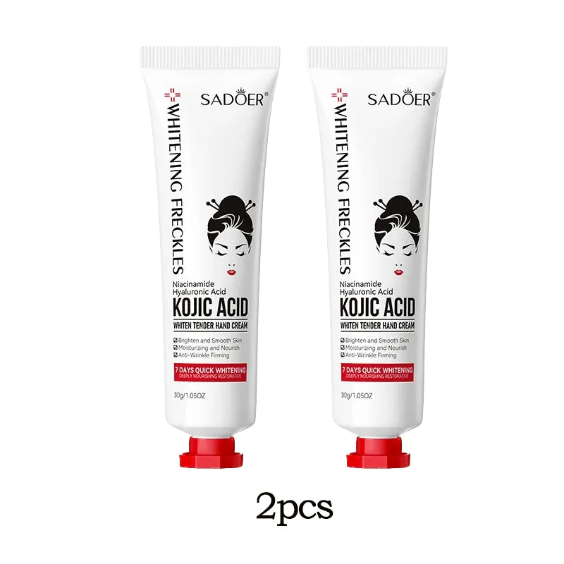 SADOER Kojic Acid Hand Cream – Brightening & Moisturizing 30g