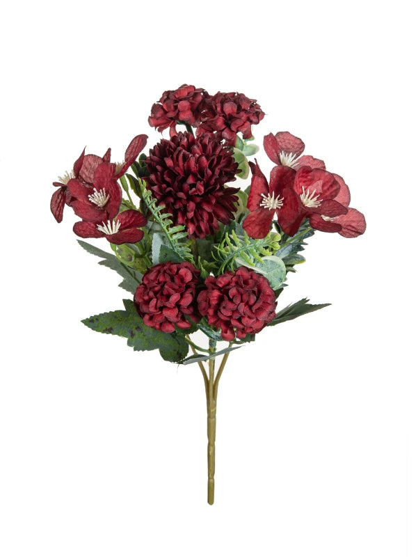 Artificial Silk Chrysanthemum Hydrangea Bouquet | Wedding & Home