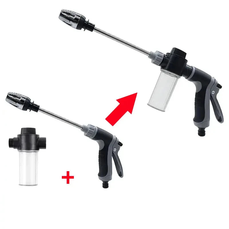 High Pressure Car Wash Water Gun Garden Water Pipe Nozzle, Multifunctional Watering Tool, Powerful Cleaning For Cars and Gardens Peaceful Pleasures Health and Wellness