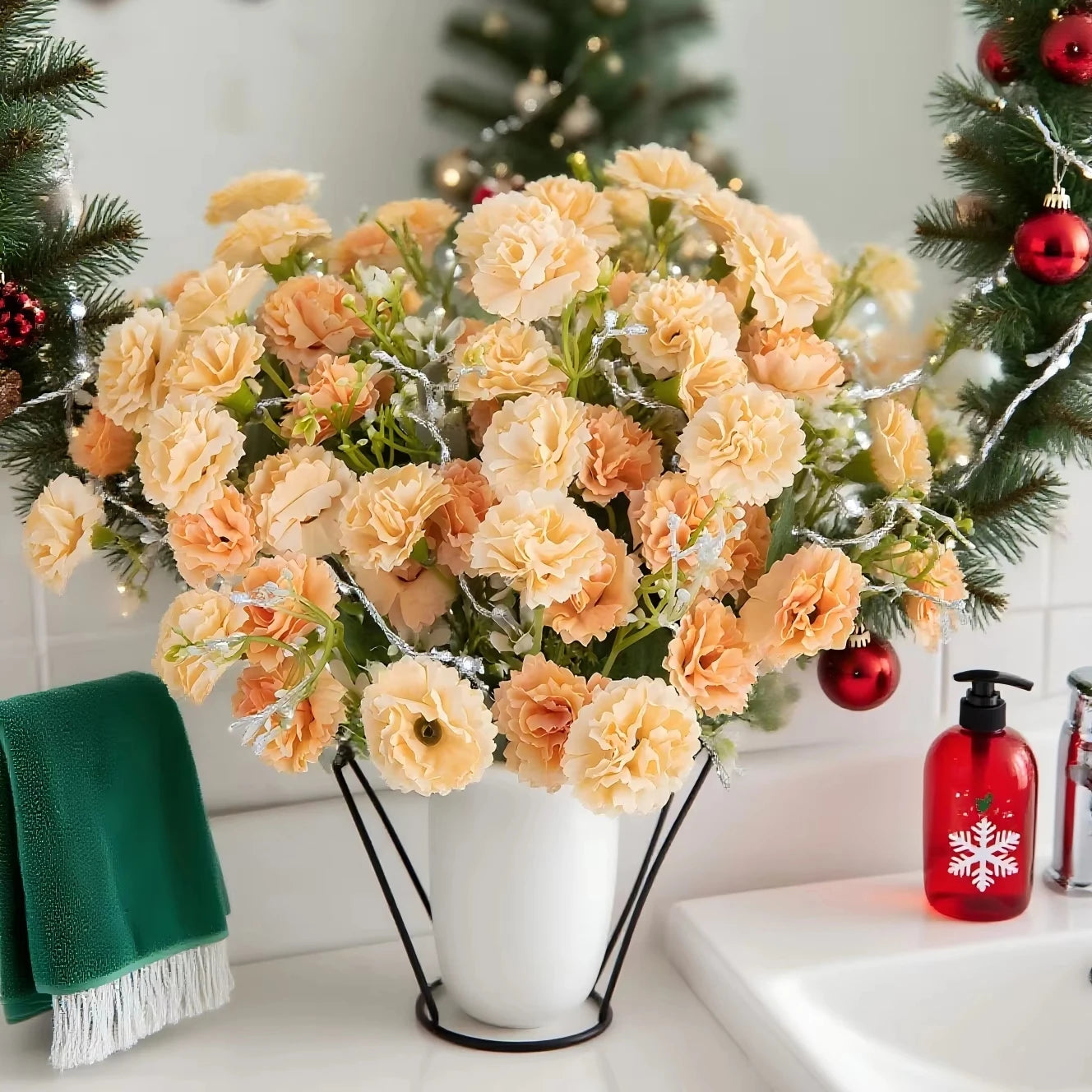 Artificial Silk Hydrangea Flowers for Wedding, Home & Party