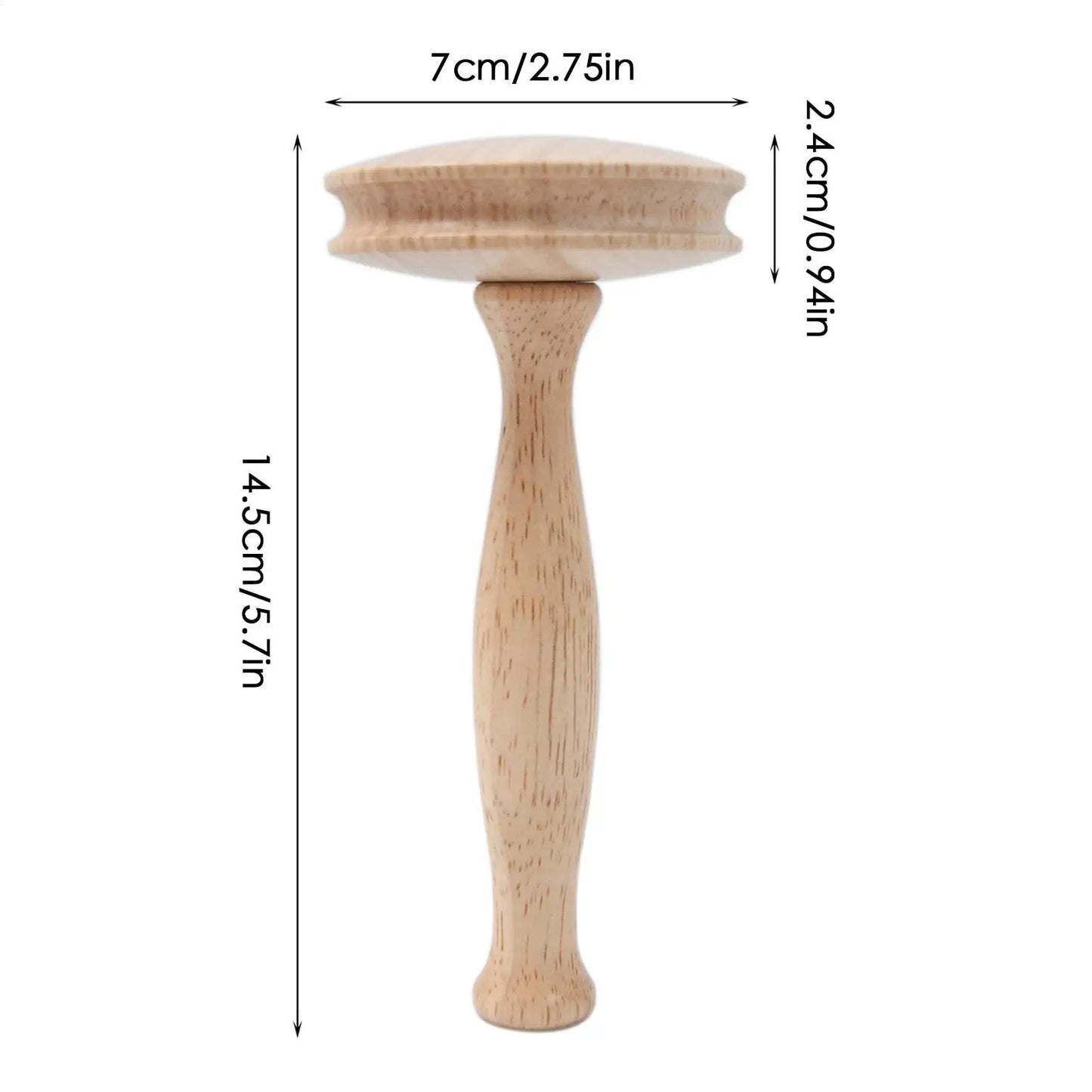 Sock Darning Kit – Wooden Mushroom Sewing Repair Tool Set