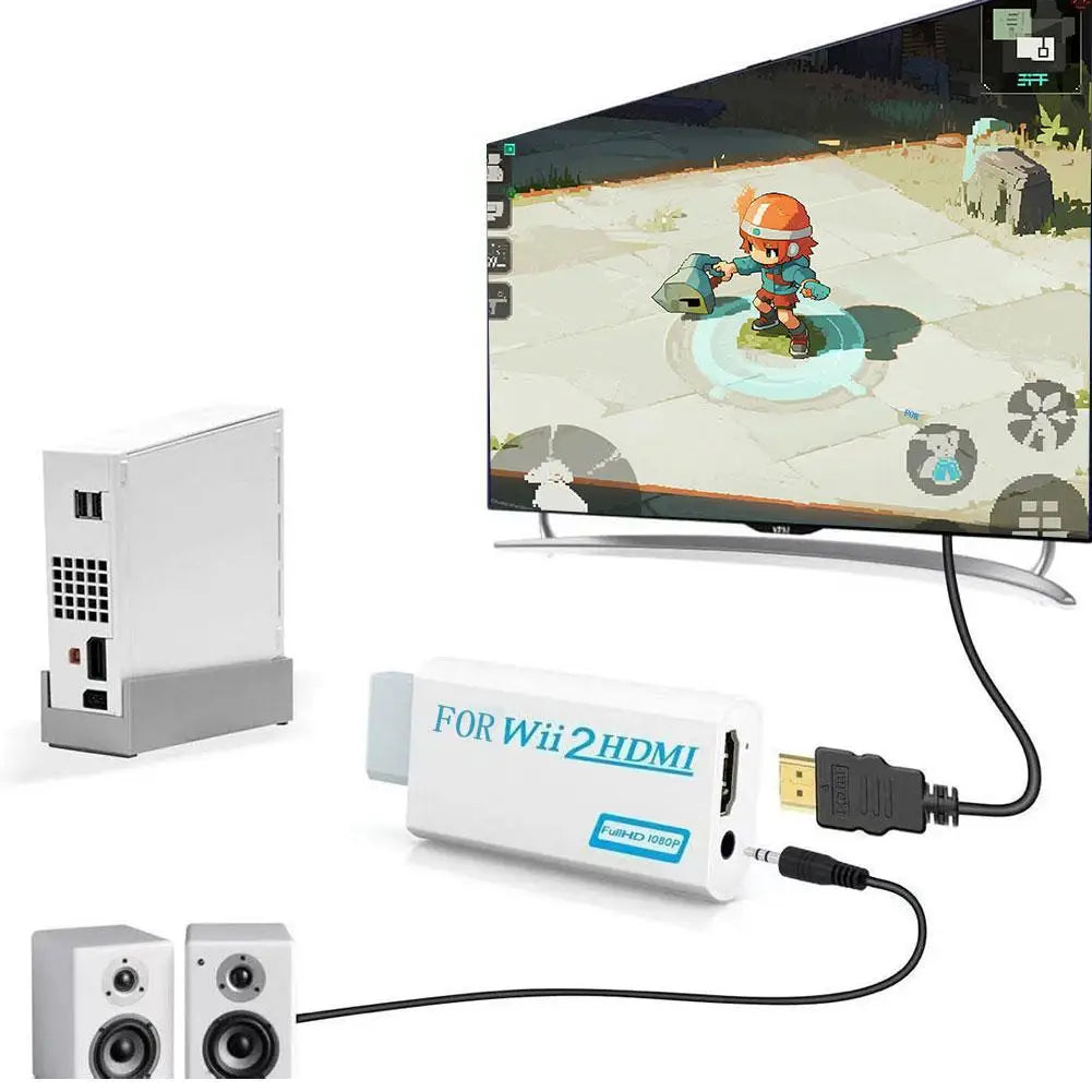 Wii To HDMI Converter Wii To HDMI Gaming Console Wii2 To HDMI High Definition Wii2HDMI Peaceful Pleasures Health and Wellness