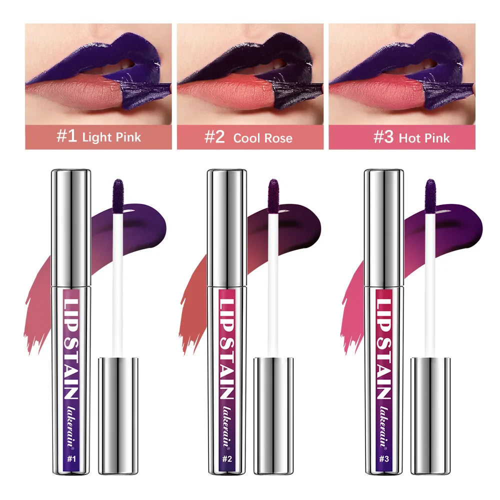 Peel-Off Matte Lip Stain – Rose Pink, Waterproof, Long-Lasting