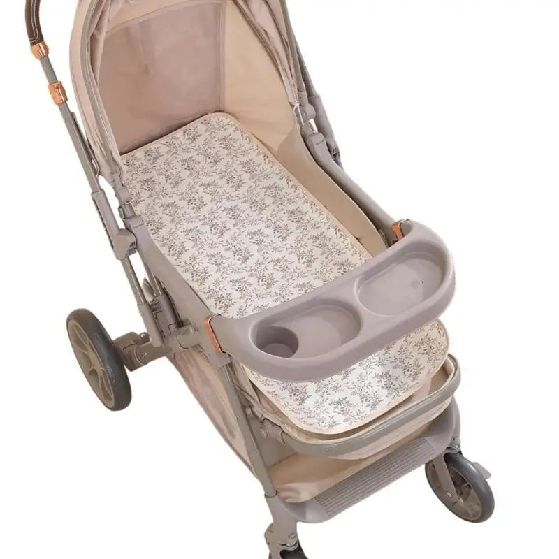Waterproof Baby Stroller Changing Pad – Soft Cotton, 40x80cm
