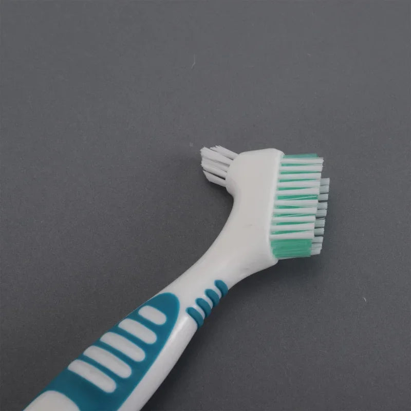 Double-Sided Denture Cleaning Brush | Denture Care Tool