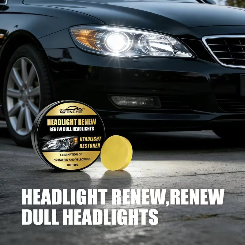 Headlight Restorer Polish – UV Protection & Anti-Yellowing 100g