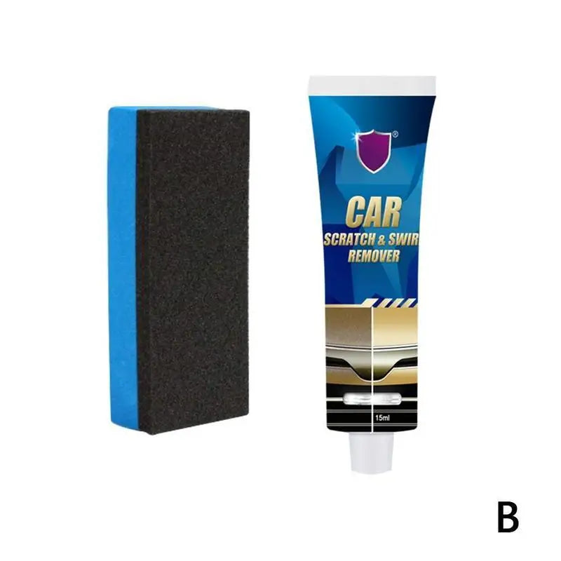 Car Scratch Repair Tool Suit Scratches and Swirl Remover Auto Scratches Repair Polishing Wax Anti Scratch Car Cleaning Tool 15mL Peaceful Pleasures Health and Wellness B
