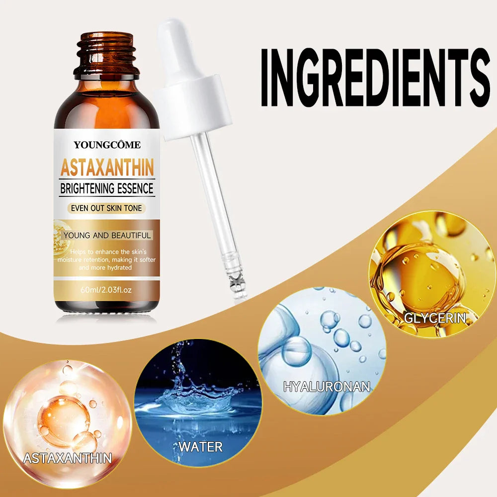 YOUNGCOME Astaxanthin Face Serum – Collagen & Vitamin C Kit