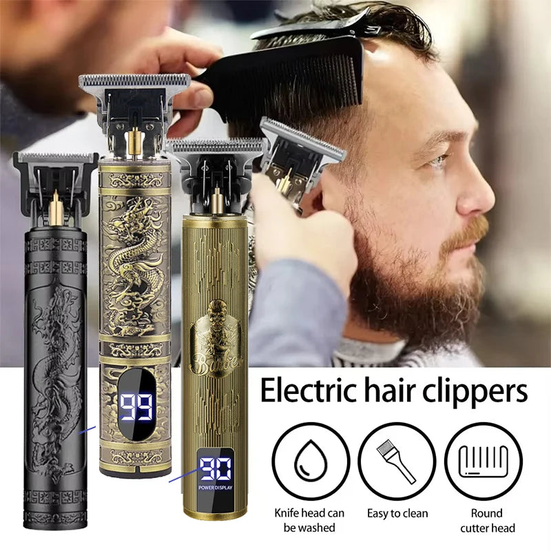 T9 Hair Clipper Repair Beard Shaving Body Hair Trimmer Clippers Corteiz Electric Machine Men Haircut Machine 0mm Barber Shaver Peaceful Pleasures Health and Wellness