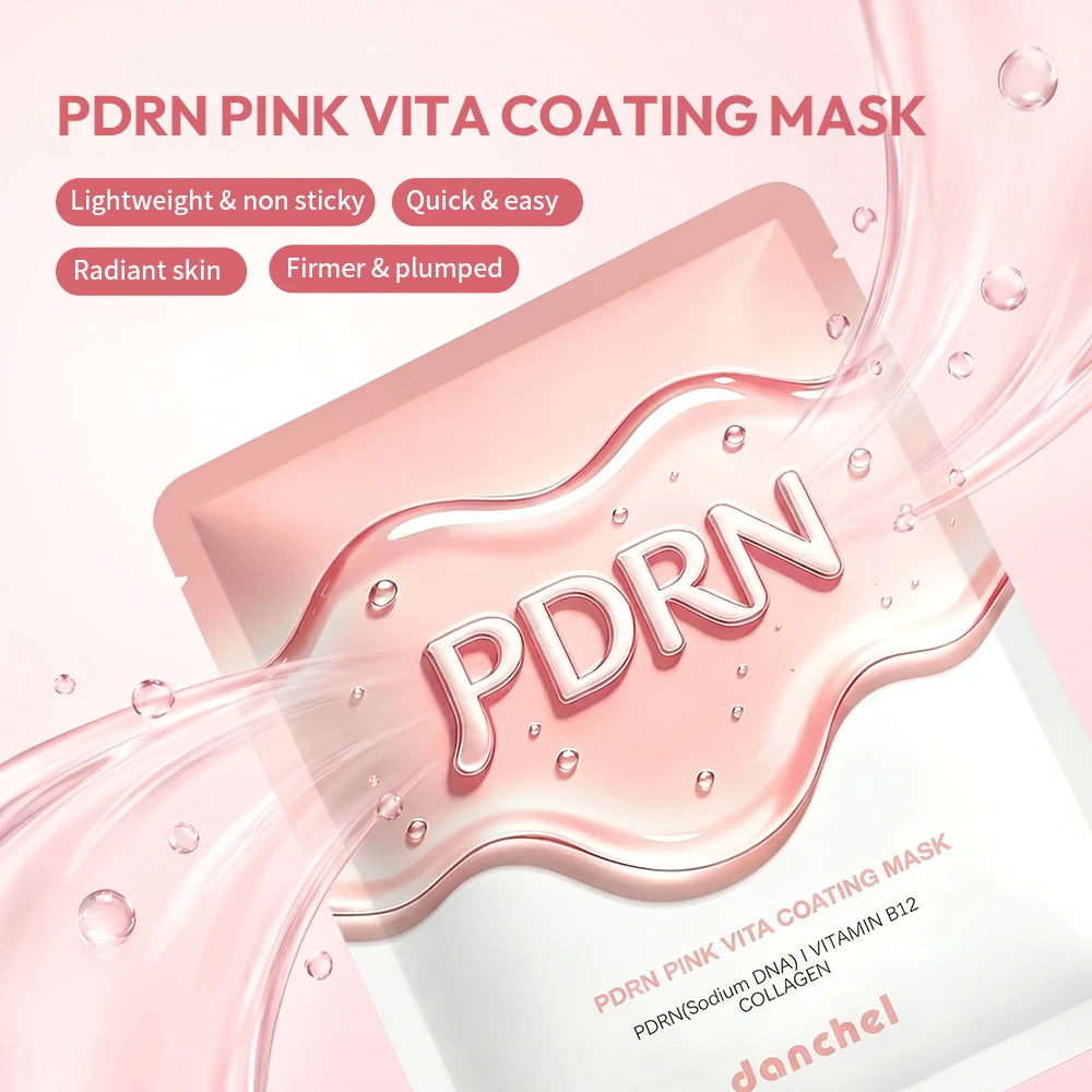 PDRN Vitamin B12 Coating Mask Barrier Repair High Purity Salmon DNA PDRN Improve Elasticity Evens Tone Deep Moisturizing Mask Peaceful Pleasures Health and Wellness