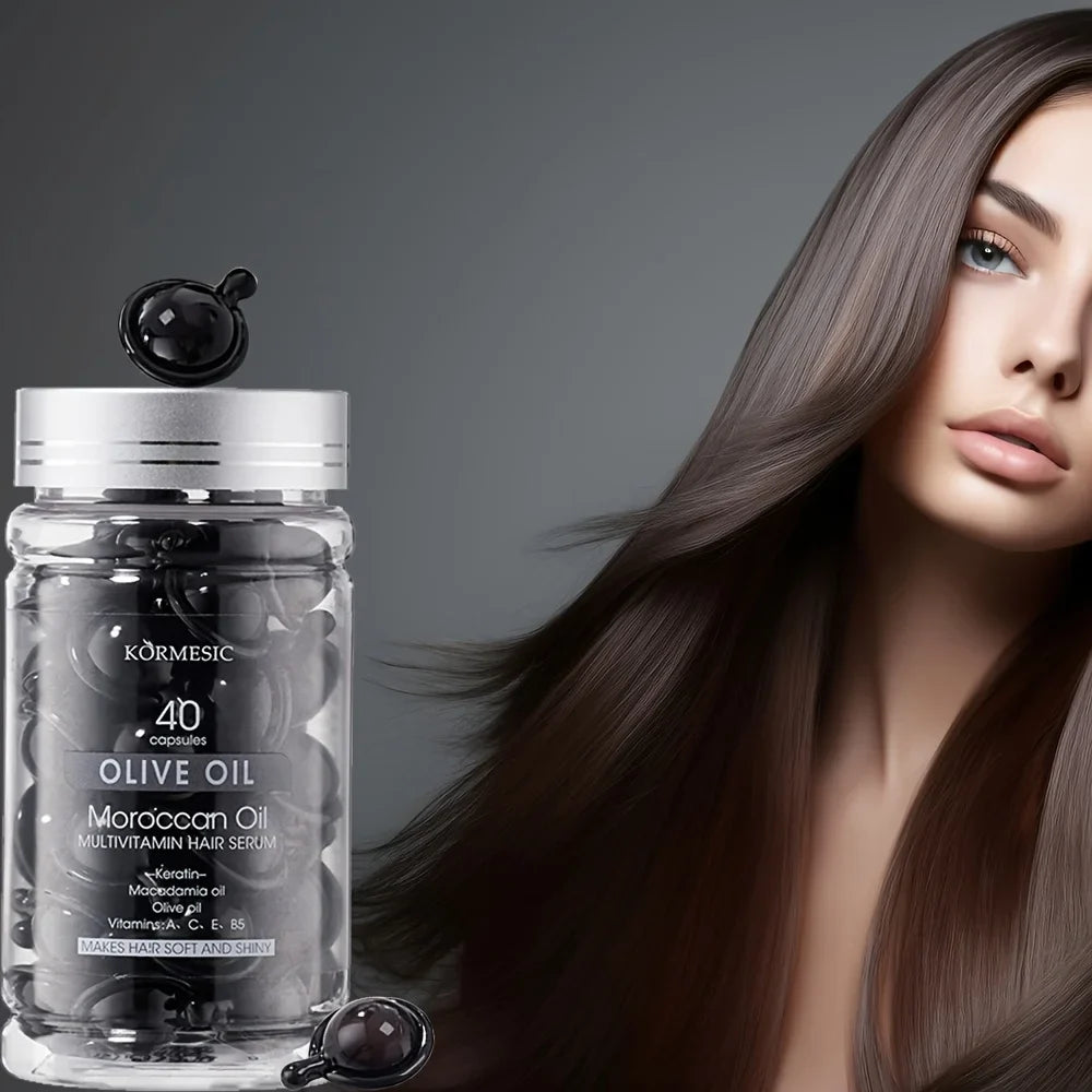 Moroccan Olive Oil Hair Capsule Essence – Moisturize & Smooth