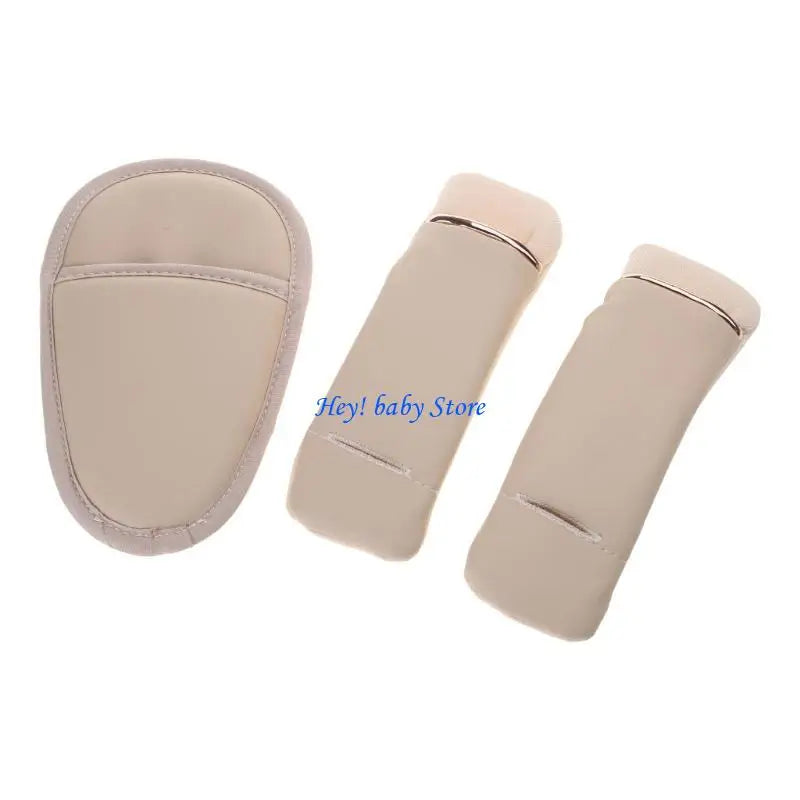 Baby Stroller Shoulder Strap Covers & Crotch Pad Set 3pcs