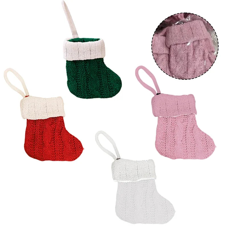 Christmas Hanging Stockings Set of 7 – Festive Holiday Décor