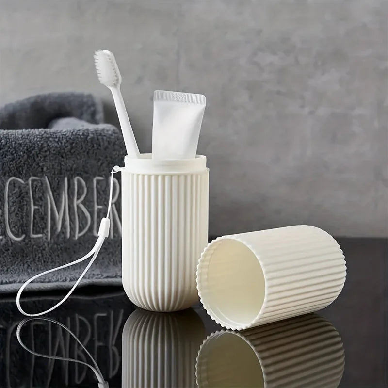 Travel Toothbrush Holder Cup & Case – Camping Organizer